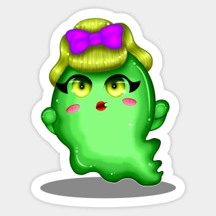 Female Chibi Slimer Sticker